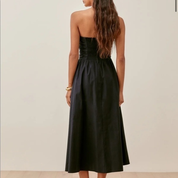 Reformation Lissa Dress in Black *NEW* - Picture 3 of 6
